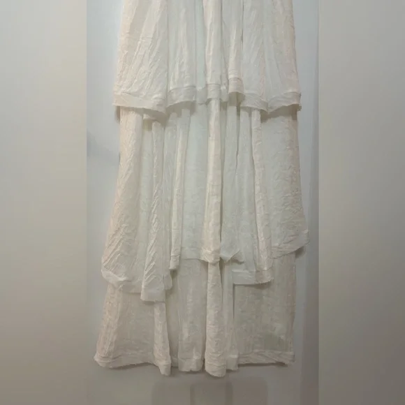 Dolls Kill Darker Wavs White Cotton Blend Echo Maxi Corset Top Size XS - Picture 5 of 14